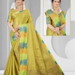 NAVYA TISSUE SAREE ( RAINBOW TISSUE SAREE ) - 5998 - [Apple Green]