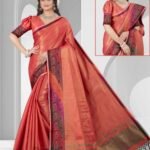 NAVYA TISSUE SAREE ( RAINBOW TISSUE SAREE ) - 5999 - [Maroon]
