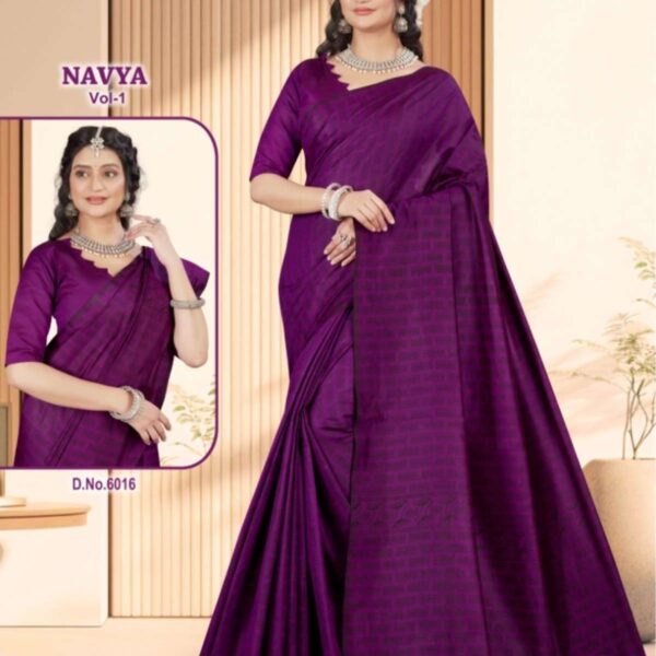 NISHA -1 SOFT COTTON SAREE - 6016 - [Apple Green]