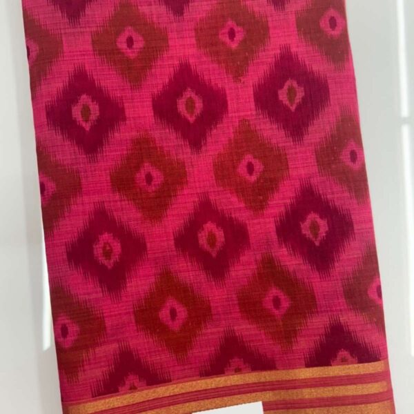 ROHITA - SILK COTTON SAREE - 9335 - [Pink]