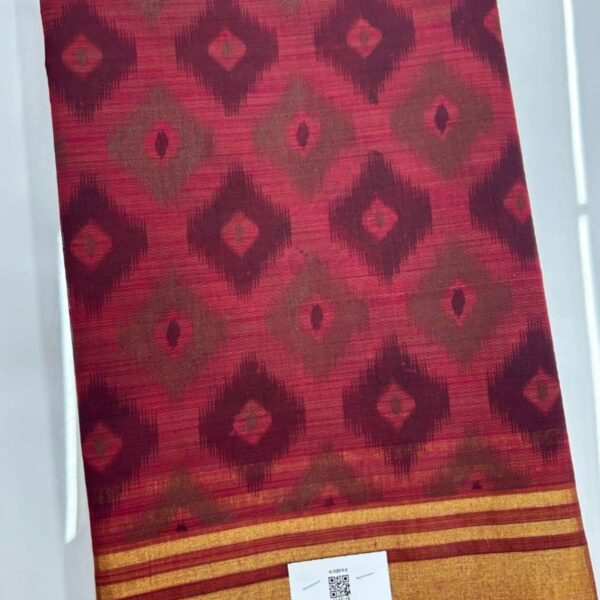 ROHITA - SILK COTTON SAREE - 9336 - [Maroon]