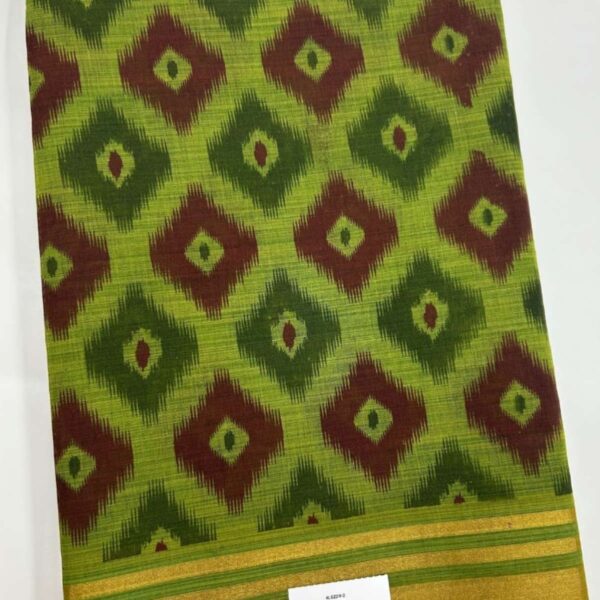 ROHITA - SILK COTTON SAREE - 9337 - [Green]