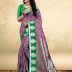 SARADHA SOFT SILK SAREE - 9246 - ONION COLOR - [Orange]