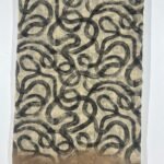 Tusser Silk - Musterd  X Black SKU6106-8