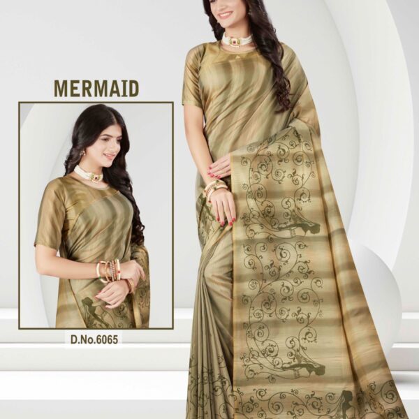 Silk Cotton Saree Chikku