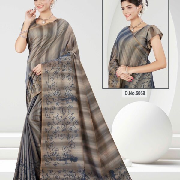 Silk Cotton Saree Chikku
