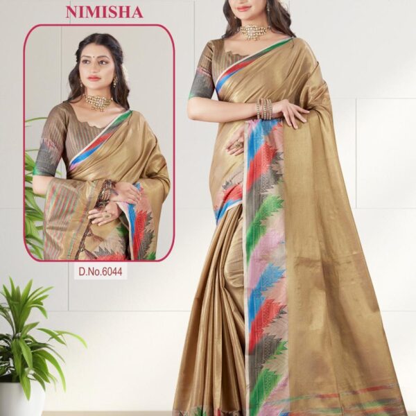 Tissue Tie & Dye Saree Chikku