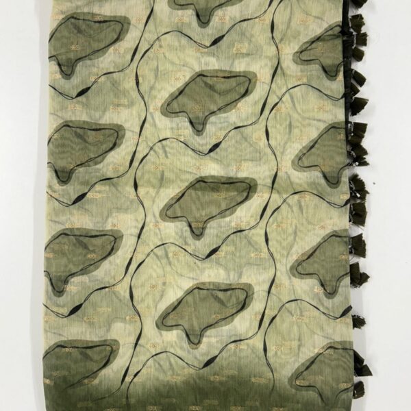Tusser Silk - Mehandi Green SKU6061-2