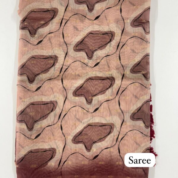 Tusser Silk - Peach SKU6061-1