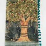 Tussar Saree- Chikku SKU6063-4