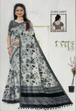 Semi Jute Saree - Image 4