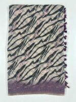 Tusser Silk - Purple X Black SKU6106-7