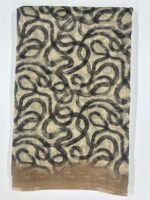 Tusser Silk - Musterd  X Black SKU6106-8