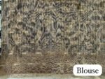 Tusser Silk - Musterd  X Black SKU6106-8 - Image 3