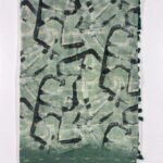 Tusser Silk -Teal X Black SKU6106-10