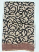 Tusser Silk Light Pink X Black SKU6106-11