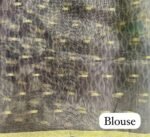 Tusser Silk Light Pink X Black SKU6106-11 - Image 3