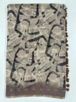 Tusser Silk Brown X Black SKU6106-13