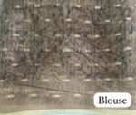 Tusser Silk Brown X Black SKU6106-13 - Image 3