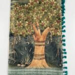 Tussar Saree- Chikku SKU6063-4