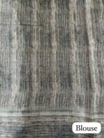 Tussar Saree- Chikku SKU6063-2 - Image 3