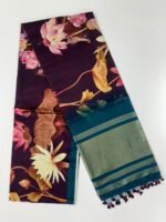 Tusser Silk Meganta X T Blue SKU6113